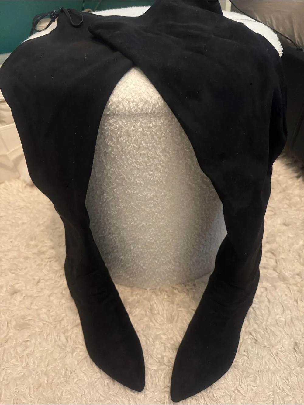 Black Over-the-Knee Block Heel Boots - Circus by Sam Edelman Size 7.5